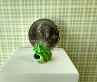 1:12 Dollhouse miniature kitchen frog scrubby holder or sponge holder