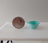 1:12 Dollhouse miniature mixing bowl REF Mint