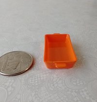 1:12 miniature faux stoneware baking dish Casserole baking dish for autumn or thanksgiving