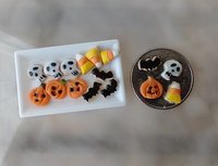1:12 scale dollhouse assorted Halloween cookies set of 12 Decorative cookies