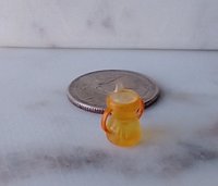1:12 Dollhouse miniature sippy cup with easy grip handles REF Orange