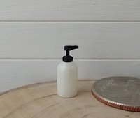 1:12 Dollhouse miniature hand soap or hand lotion Price is for EACH unit REF Pearl white