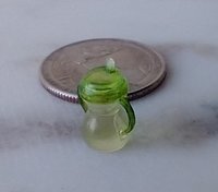 1:12 Dollhouse miniature sippy cup with easy grip handles REF Green