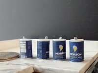 1:12 Dollhouse iodized salt in round carton with pouring spout Inspired by Morton salt Seasoning salt for cooking Price is for ONE unit