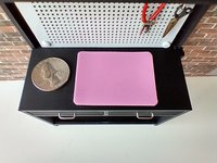 1:12 dollhouse miniature silicone mat for crafts - gluing pouring epoxy resin painting etc. Price is for ONE unit, REF Pink