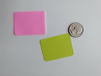 1:12 dollhouse miniature silicone mat for crafts - gluing pouring epoxy resin painting etc. Price is for ONE unit, REF Pink