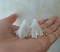 1:12 Dollhouse Halloween Cute Hug me Ghost figurine Fall mini home decor Price is for EACH