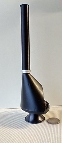 1:12 Dollhouse miniature Mid century modern free standing fireplace MCM Black fireplace inspired by Malm fireplace Retro fireplace REF Black