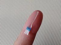 1:12 Dollhouse BBQ basting brush Faux silicone basting brush for kitchen or grilling REF Clear handle white bristles PRICE is for EACH