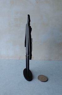 1:12 Dollhouse Halloween decor Zombie silhouette with light up red eyes Battery operated dollhouse Halloween lawn decor Jar lantern NOT included