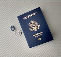1:12 dollhouse miniature U.S. passport with four blank pages for you to stamp in your new adventures Price is for EACH