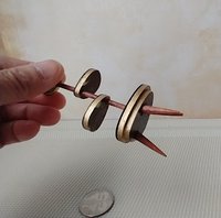 1:12 Dollhouse mid-century style plant stand Formica 4-tiered plant stand or display stand Plants n accessories NOT included