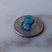 1:12 Dollhouse miniature sippy cup with easy grip handles REF Blue