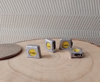 1:12 Dollhouse miniature tape measure for mini DIYer or garage workshop REF Silvery PRICE is for EACH