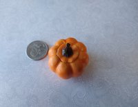 Battery operated miniature light up Jack-O-Lantern Pumpkin LED light for Halloween No external wires REF Bunny teeth