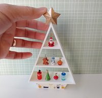 1:12 dollhouse miniature holiday themed hand soap dispenser Christmas hand soap dispenser for kitchen or bath REF Christmas tree