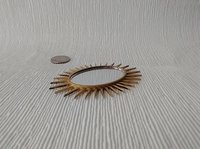 1:12 Dollhouse mid-century styled oval sunburst mirrors MCM dollhouse decorative mirrors Price is for EACH unit