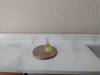 1:12 Dollhouse cooking oil dispenser  faux glass cruet olive oil dispenser with clear stopper PRICE is for EACH