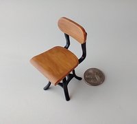 1:12 Dollhouse miniature office chair desk chair farmhouse style