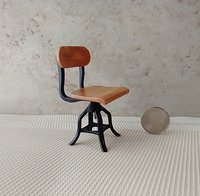 1:12 Dollhouse miniature office chair desk chair farmhouse style