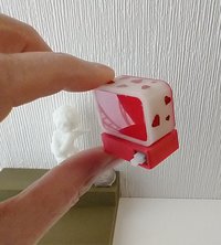 1:12 Dollhouse LOVE light box Battery operated Valentine's decor All-season lighted box No external wires REF Glow-in-the-dark box frame