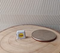 1:12 Dollhouse miniature tape measure for mini DIYer or garage workshop REF White Price is for EACH