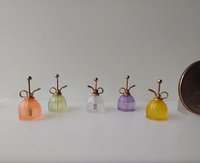 1:12 Dollhouse miniature retro spray bottle half filled with faux water Plant mister in vintage style REF Green tint Price is for EACH