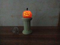 1:12 Dollhouse garden pedestal with fine stone texture REF Fluted