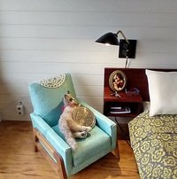 1:12 Dollhouse miniature mid-century modern swing arm wall light MCM wall mounted light with black shade Battery operated LED miniature lamp Price is for EACH unit