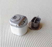 1:12 Dollhouse miniature bread maker Home bread machine with hinged lid and removable bread ban