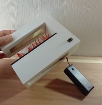 1:12 Dollhouse modern fireplace in white also as a room divider with battery operated flickering insert on two AAA batteries