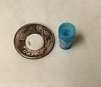 1:12 Dollhouse miniature holiday tumbler in turquoise with removable lid REF Turquoise with big snowflake