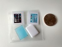 1:12 scale dollhouse miniature tablet kit Price is for EACH kit
