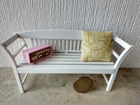 1:12 scale dollhouse retro radio Mid-century style radio MCM accessory REF Pink case