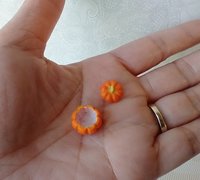 1:12 scale dollhouse pumpkin soup bowl with lid for fall or Halloween Thanksgiving Decorative serving bowl REF Orange PRICE is for EACH unit