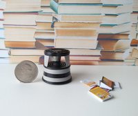 1:12 Dollhouse miniature round 2-step step stool inspired by Kik-step steel step stool REF Light grey