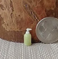 1:12 Dollhouse miniature hand soap or hand lotion Price is for EACH unit REF Light green
