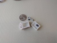 1:12 Dollhouse miniature cookie press and discs set in packaging box with clear front window Boxed spritz cookie press Price is for EACH set