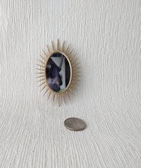 1:12 Dollhouse mid-century styled oval sunburst mirrors MCM dollhouse decorative mirrors Price is for EACH unit