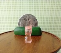 1:12 Dollhouse miniature pink sippy cup with teddy bear decal REF Pink lid