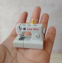 1:12 scale dollhouse miniature light up sewing machine with power cord, foot pedal + 1 spool NON-working