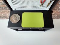 1:12 dollhouse miniature silicone mat for crafts - gluing pouring epoxy resin painting etc. Price is for ONE unit, REF Pink