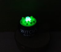 1:12 scale dollhouse battery operated cauldron light with morphing colors Witch's brew cauldron light Mini Halloween decor PRICE is for ONE unit