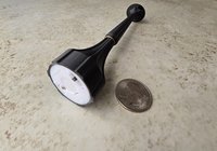 1:12 scale dollhouse battery lighted street lamp with removable skull shade No external wires REF Skull
