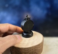 1:12 Dollhouse miniature battery operated Halloween themed lantern No external wires REF The witch