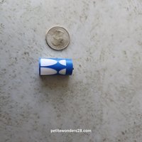 1:12 Dollhouse miniature MCM themed wall light or wall sconce powered by a balloon light Price is for EACH unit REF Blue