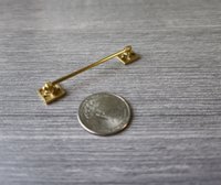 1:12 Dollhouse mid-century style towel bar REF Breeze block 
