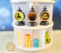 1:12 Dollhouse miniature battery operated Halloween themed lantern No external wires REF Haunted house