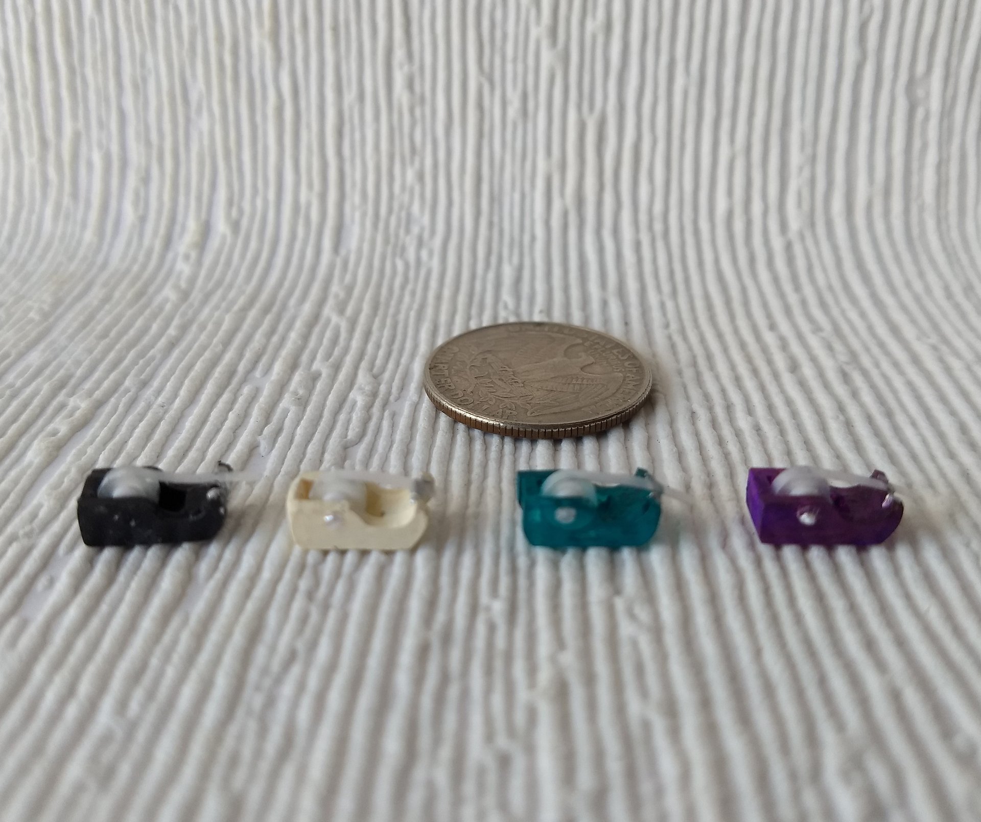 1:12 scale miniature tape dispenser Craft room DIY essential Dollhouse accessory Price is PER UNIT