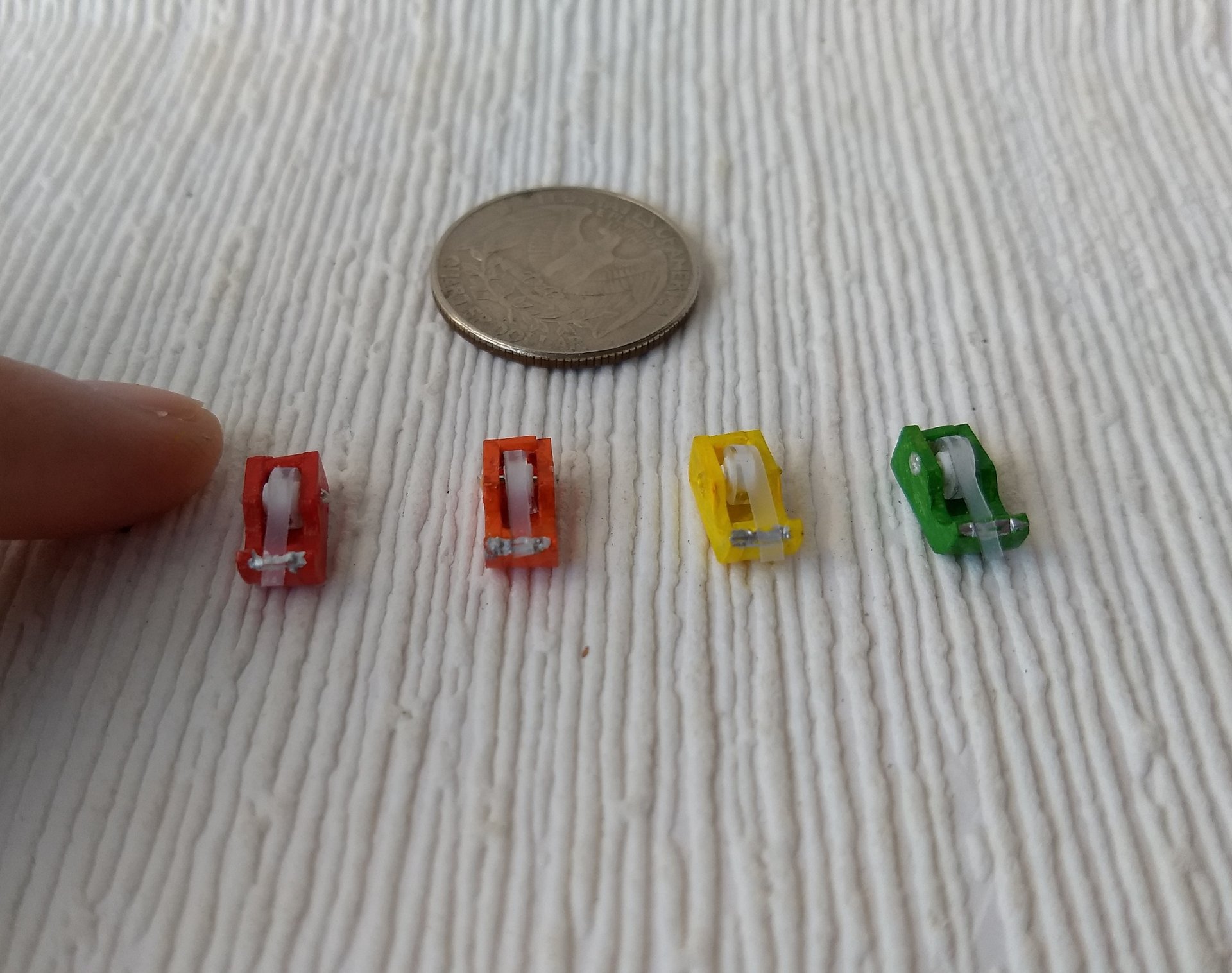 1:12 scale miniature tape dispenser Craft room DIY essential Dollhouse accessory Price is PER UNIT